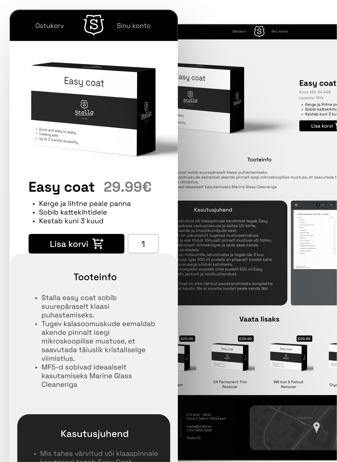 Example of the Fortal homepage